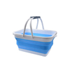 12L faltbarer Silikoneimer mit Doppelgriff – tragbarer, wasserdichter, zusammenklappbarer Wassereimer f&uuml;r Outdoor, Autow&auml;sche und Angeln | OEM-Benutzerdefiniert