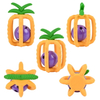 Silikon Ananas Bebek Diş &Ccedil;ıkarma &Ccedil;ıngırak Topu – 4'&uuml; 1 arada &Ccedil;iğneme, &Ccedil;ıngırak, Kavrama ve Asma Oyuncak | OEM Toptan Satış
