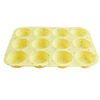 Teglia da forno per muffin e cupcake in silicone da 12 tazze – Antiaderente senza BPA, da -60&deg;C a 220&deg;C, rilascio facile per forno e microonde | Colore e logo personalizzati OEM